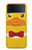 S2760 Canard Tuxedo jaune Dessin animé Etui Coque Housse pour Samsung Galaxy Z Flip 4