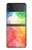 S2945 Aquarelle colorée Etui Coque Housse pour Samsung Galaxy Z Flip 4