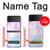 S2992 Princesse Pastel Silhouette Etui Coque Housse pour Samsung Galaxy Z Flip 4