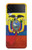 S3020 Equateur Drapeau Etui Coque Housse pour Samsung Galaxy Z Flip 4