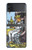 S3067 Carte de tarot Reine des Coupes Etui Coque Housse pour Samsung Galaxy Z Flip 4