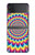 S3162 psychédélique coloré Etui Coque Housse pour Samsung Galaxy Z Flip 4