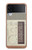 S3165 FM AM en bois Récepteur graphique Etui Coque Housse pour Samsung Galaxy Z Flip 4