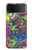 S3255 Motif Art coloré Etui Coque Housse pour Samsung Galaxy Z Flip 4