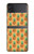 S3258 Motif ananas Etui Coque Housse pour Samsung Galaxy Z Flip 4