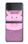 S3269 Porc Dessin animé Etui Coque Housse pour Samsung Galaxy Z Flip 4