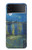S3336 Van Gogh Nuit étoilée sur le Rhône Etui Coque Housse pour Samsung Galaxy Z Flip 4