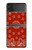 S3355 Motif Bandana Rouge Etui Coque Housse pour Samsung Galaxy Z Flip 4