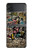 S3394 Graffiti mur Etui Coque Housse pour Samsung Galaxy Z Flip 4