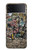 S3394 Graffiti mur Etui Coque Housse pour Samsung Galaxy Z Flip 4