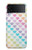 S3499 Motif coloré coeur Etui Coque Housse pour Samsung Galaxy Z Flip 4