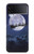 S3508 Noël Père Noël Lune Etui Coque Housse pour Samsung Galaxy Z Flip 4