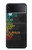 S3523 À des mots Pensez Positifs Etui Coque Housse pour Samsung Galaxy Z Flip 4