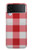 S3535 Rouge vichy Etui Coque Housse pour Samsung Galaxy Z Flip 4