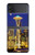 S3550 Space Needle Seattle Skyline Etui Coque Housse pour Samsung Galaxy Z Flip 4