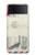 S3551 Art de l'millésimé de la poste enveloppe aérienne Etui Coque Housse pour Samsung Galaxy Z Flip 4