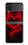 S3682 Cœur du diable Etui Coque Housse pour Samsung Galaxy Z Flip 4
