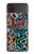 S3712 Motif Pop Art Etui Coque Housse pour Samsung Galaxy Z Flip 4