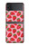 S3719 Modèle de fraise Etui Coque Housse pour Samsung Galaxy Z Flip 4