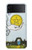 S3722 Carte de tarot Pièces de l'As des Pentacles Etui Coque Housse pour Samsung Galaxy Z Flip 4