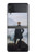 S3789 Wanderer above the Sea of Fog Etui Coque Housse pour Samsung Galaxy Z Flip 4