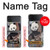 S3793 Peinture de neige mignon bébé panda Etui Coque Housse pour Samsung Galaxy Z Flip 4