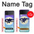 S3807 Killer Whale Orca Lune Pastel Fantaisie Etui Coque Housse pour Samsung Galaxy Z Flip 4