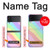 S3810 Vague d'été licorne pastel Etui Coque Housse pour Samsung Galaxy Z Flip 4