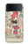 S3820 Poupée de papier de mode de cow-girl vintage Etui Coque Housse pour Samsung Galaxy Z Flip 4