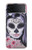 S3821 Sugar Skull Steampunk Fille Gothique Etui Coque Housse pour Samsung Galaxy Z Flip 4
