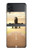 S3837 Avion Décollage Sunrise Etui Coque Housse pour Samsung Galaxy Z Flip 4