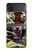 S3838 Tigre du Bengale qui aboie Etui Coque Housse pour Samsung Galaxy Z Flip 4