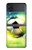 S3844 Ballon de football de football rougeoyant Etui Coque Housse pour Samsung Galaxy Z Flip 4