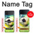S3844 Ballon de football de football rougeoyant Etui Coque Housse pour Samsung Galaxy Z Flip 4