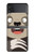 S3855 Dessin animé visage paresseux Etui Coque Housse pour Samsung Galaxy Z Flip 4