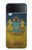 S3858 Drapeau de l'Ukraine Etui Coque Housse pour Samsung Galaxy Z Flip 4