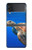 S3898 Tortue de mer Etui Coque Housse pour Samsung Galaxy Z Flip 4