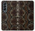 S0553 serpent Peau Etui Coque Housse pour Samsung Galaxy Z Fold 4