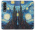 S0582 Van Gogh Starry Nights Etui Coque Housse pour Samsung Galaxy Z Fold 4