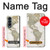 S0604 Carte du monde Etui Coque Housse pour Samsung Galaxy Z Fold 4