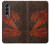 S0663 Cobra Serpent Peau Etui Coque Housse pour Samsung Galaxy Z Fold 4