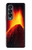 S0745 Volcan Lave Etui Coque Housse pour Samsung Galaxy Z Fold 4