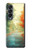 S0913 Route à travers les bois Etui Coque Housse pour Samsung Galaxy Z Fold 4