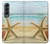 S1117 Étoiles de mer sur la plage Etui Coque Housse pour Samsung Galaxy Z Fold 4