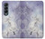 S1134 Cheval Blanc Licorne Etui Coque Housse pour Samsung Galaxy Z Fold 4