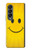 S1146 Sourire Soleil Jaune Etui Coque Housse pour Samsung Galaxy Z Fold 4