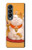 S1217 Maneki Neko Lucky Cat Etui Coque Housse pour Samsung Galaxy Z Fold 4