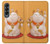 S1217 Maneki Neko Lucky Cat Etui Coque Housse pour Samsung Galaxy Z Fold 4