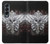 S1434 Crâne Tatouage Motard Aile Etui Coque Housse pour Samsung Galaxy Z Fold 4
