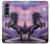 S1461 Licorne Fantaisie Cheval Etui Coque Housse pour Samsung Galaxy Z Fold 4